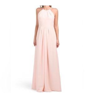 BRAND NEW ADRIANNA PAPELL SLEEVELESS GOWN HALTER GOWN. Size 0